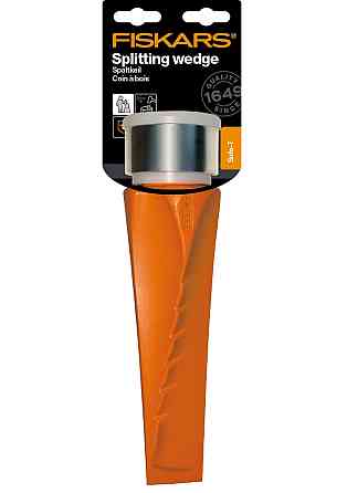 Гвинтовий Клін для розщеплення 24 см Fiskars "SAFE-T" (120021/1001615) Високовуглецева шведська стал Нововолинськ