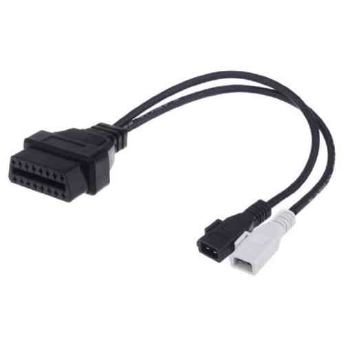 Переходник с OBD2 16pin мама на VAG 2x2pin 2+2pin VW AUDI папа Винница