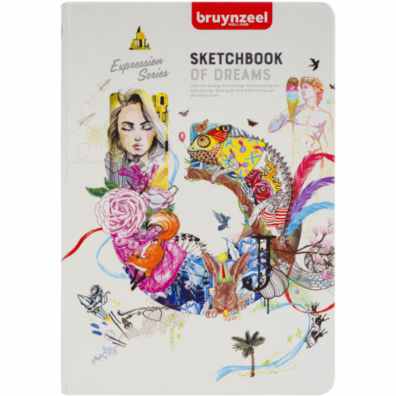 Блокнот Sketch/Notebook 140 г/м2 80 л білий Bruynzeel Київ