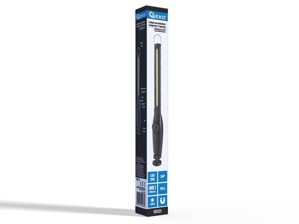 Світильник переносний "GeKo" для майстерні з магнітом LED COB 10W 1800mAh 450lm IP44 Київ - фото 10