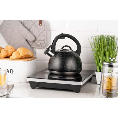 Чайник Ardesto Gemini 2.5 л Чорний Мармур (AR1957KS) Винница - изображение 2