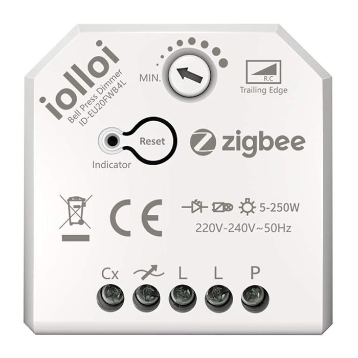 Розумний регулятор яскравості iolloi ID-EU20FWB4L | ZigBee Луцк - изображение 1