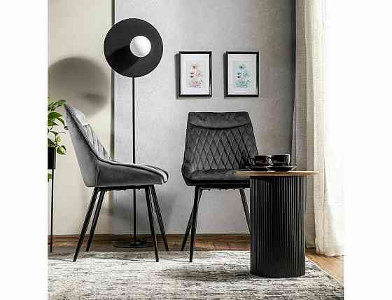 Стілець AGAT VELVET чорний каркас /сірий 14 Киев