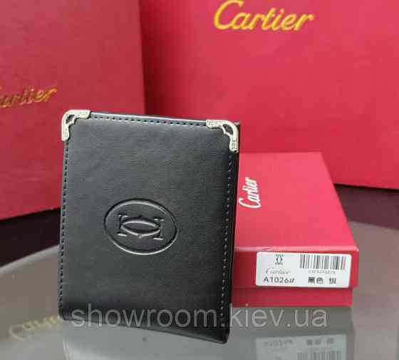 Мужское брендовое портмоне Cartier (1026) Киев