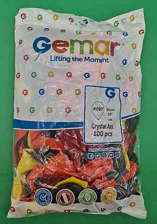 Кульки повітряні кристал асорті 10" (25 см) 100 шт (1 пач.) Харків