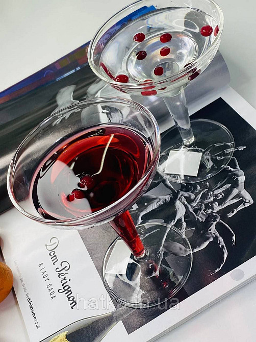 Келих для коктейлю маргарити "Оскар" 200 мл 102-561 скло прозоре Київ - фото 1