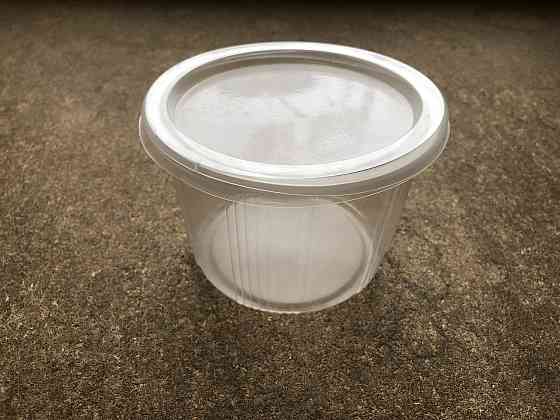 Одноразовый судок с крышкой 350 мл сметанник Павлоград