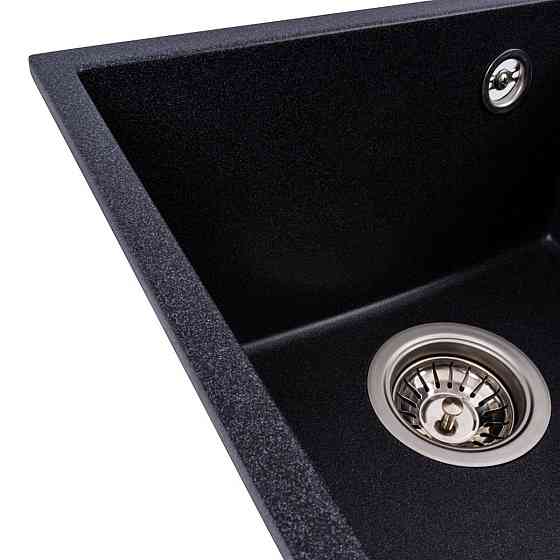 Гранітна мийка для кухні VALESO ROXY 3744 матова Карбон Коломыя