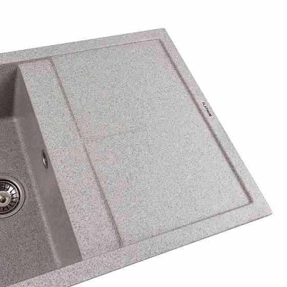 Гранитная мойка для кухни Platinum 7950 SELENA матовая Серая Киев