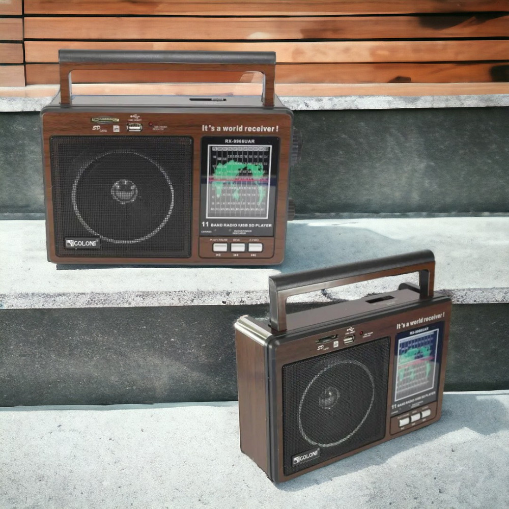 Радіо GOLON RX-9966 UAR Диапазоны FM, AM, SW1-SW9 Одеса - фото 1