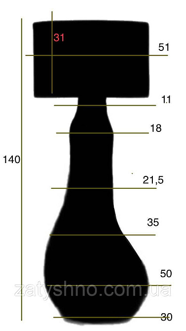 Торшер плетеный из лози большой Киев - изображение 3