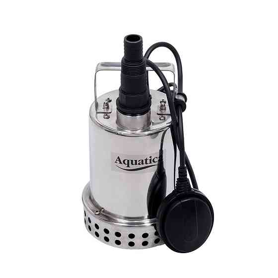 Насос дренажный садовый 0.4кВт Hmax 7м Qmax 130л/мин (часто до 5мм, нерж) AQUATICA (773053) Ровно