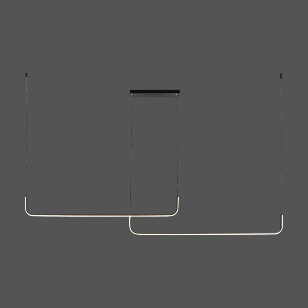 VALESO Люстра підвісна світлодіодна акрилова VALESO 2023199 BK+WT Киев - изображение 2