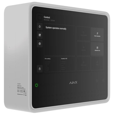 Модуль управління розумним будинком Ajax EN54 Fire Hub white Вінниця - фото 7