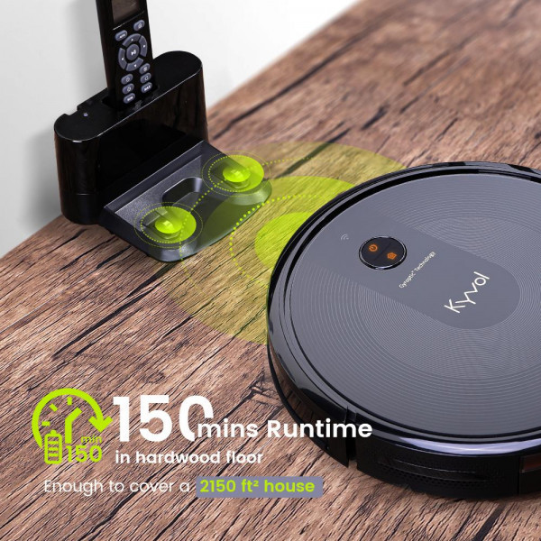 Робот пилосос Kyvol E30 Gyroptic navigation/3200 mA/2200 pa/Android+IOS (Kyvol E30) Київ - фото 5