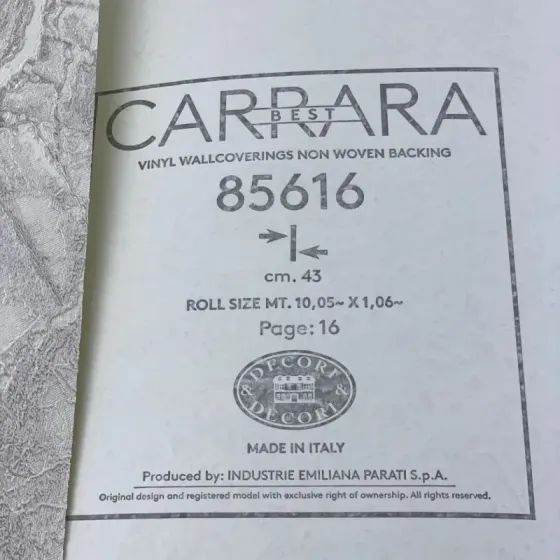 Шпалери Emiliana Parati Carrara Best 85616 Київ