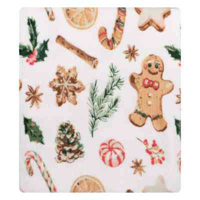 Плед Ardesto Flannel 100% полиэстер, имбирные пряники 160х200 см (ART0118PB) Вінниця