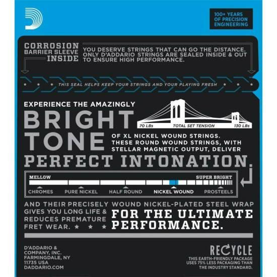 Струны для электрогитары D'Addario EXL110 Regular Light Electric Guitar Strings 10/46 Одеса - фото 2