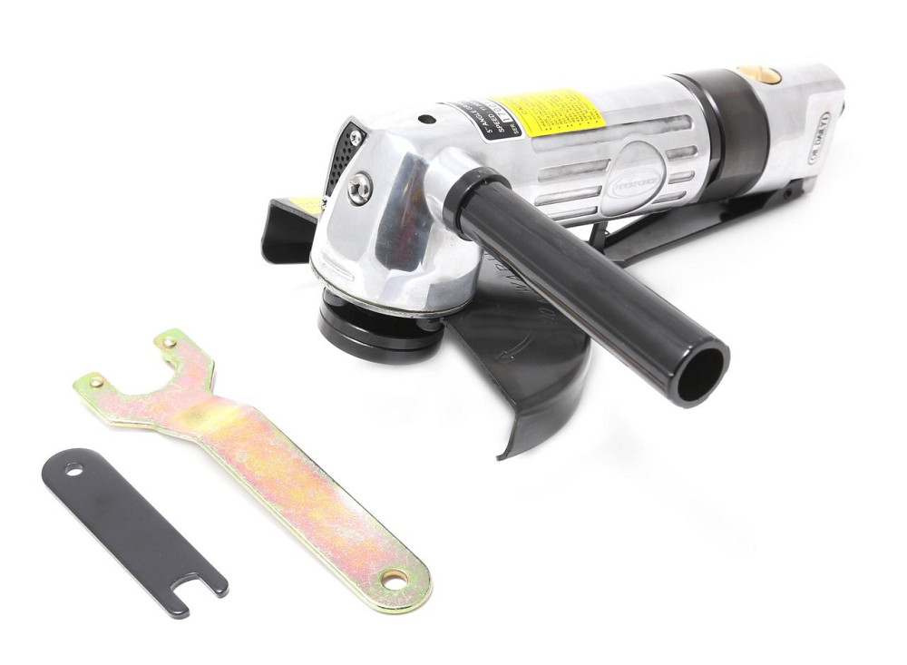 Пневмовідрізна машинка кутова 5''(12000 об/хв, 170л/хв, L-224мм, посадкове різьблення М14х2.0) ROCKFORCE Одеса - фото 1