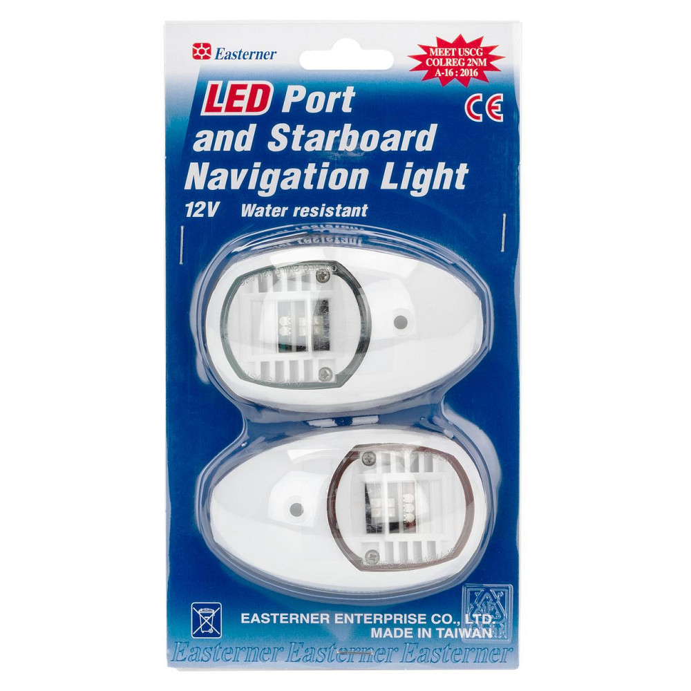 Пара навігаційних вогнів C91106PW-B LED білий корпус Черкаси - фото 4