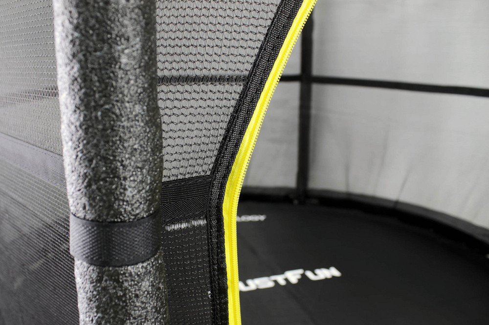 Батут детский Just Fun 140 см Black с защитной сеткой для детей Киев - изображение 3