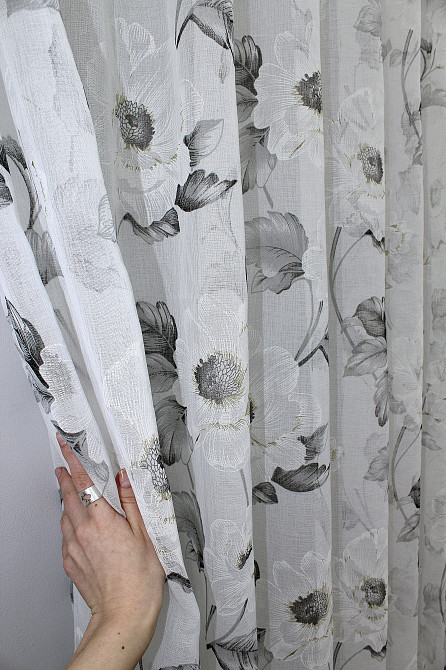 Тюль VR-Textil 1146т Flora Батист Різнобарвний 300х250 см (40-250) Київ - фото 2