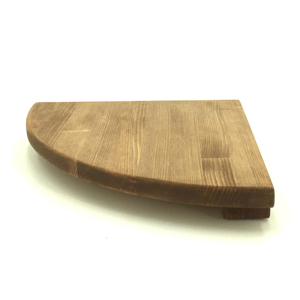 Кутова настінна полиця "Кабарет 30" сієна Миколаїв - фото 3