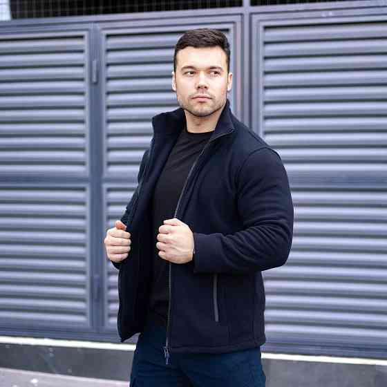 Толстовка флісова Pobedov Voin Темно-синій L BLto2 540Ldb Київ