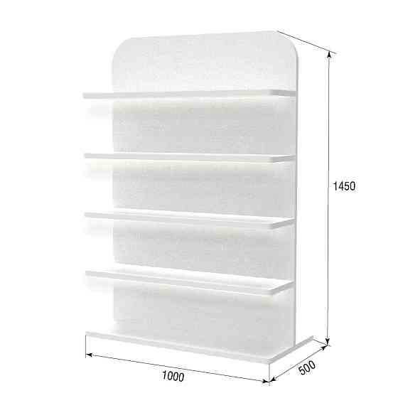 Стеллаж EKOSTAR c LED подсветкой 1000х500х1450 мм Киев