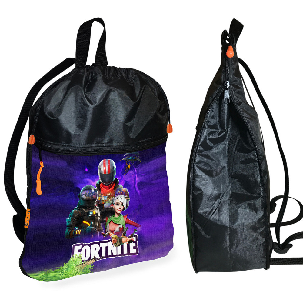 Рюкзак-мішок для школи Fortnite дитяча сумка для взуття та спортивного одягу (01457) Київ - фото 1