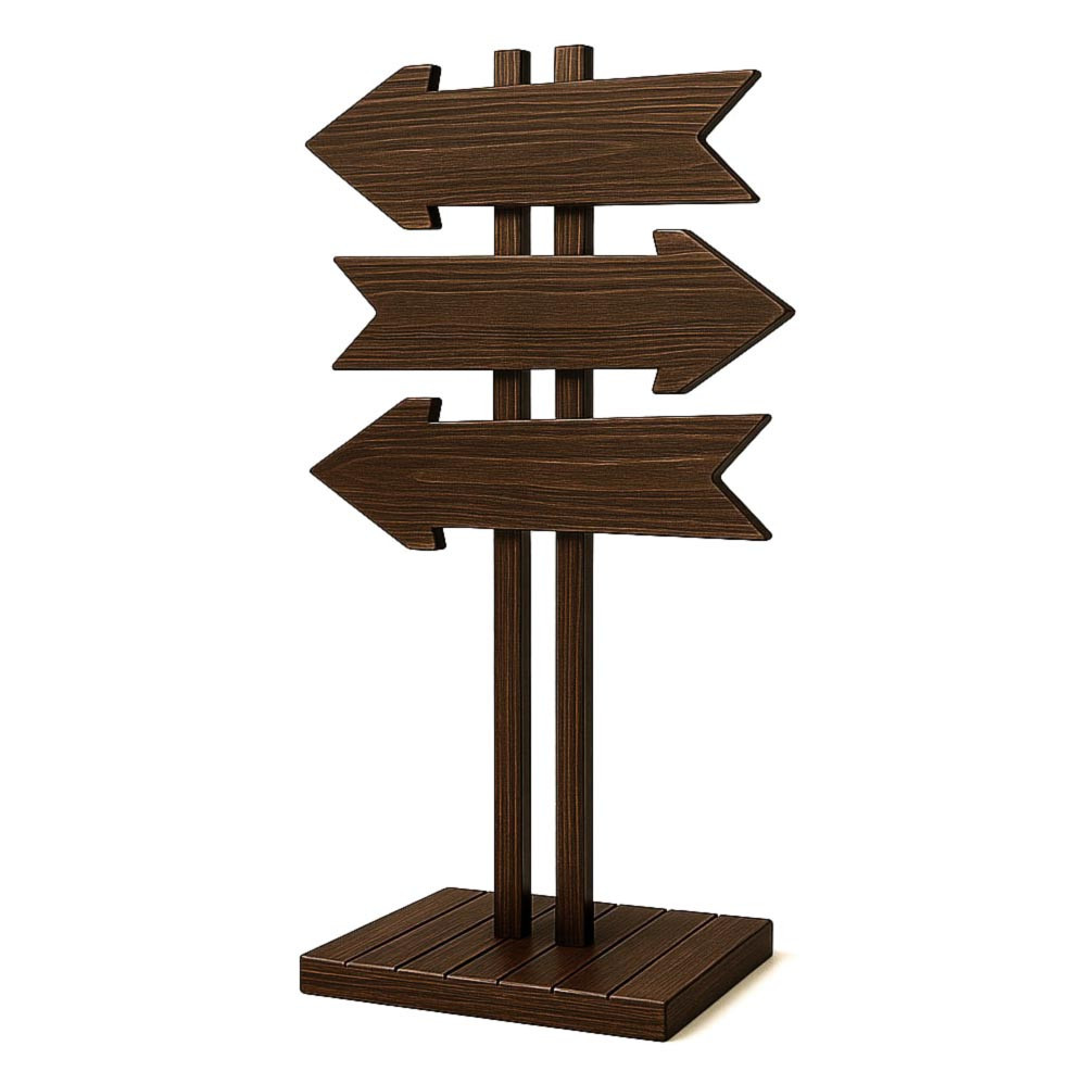 Напольная стрелка-указатель 