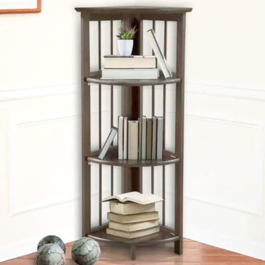 Стеллаж угловой для ванной 