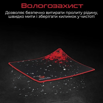 Килимок для мишки Meetion P110 Black/Red (MT-P110) Вінниця - фото 3