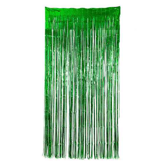 Дождик для фотозоны с голограммой 1 м на 1 м зеленый Киев