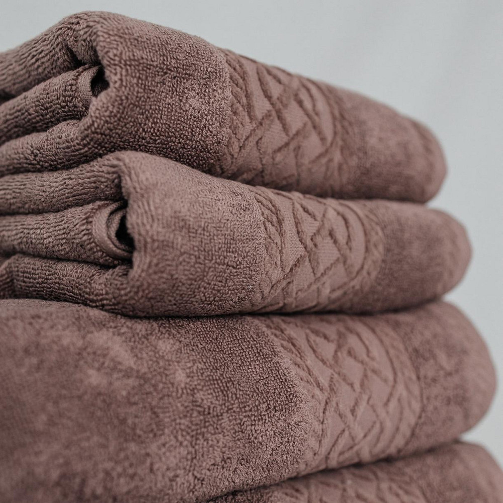 Набір Махрових рушників , Махра,Коричневий, 50/90 та 70/140 Київ - фото 5