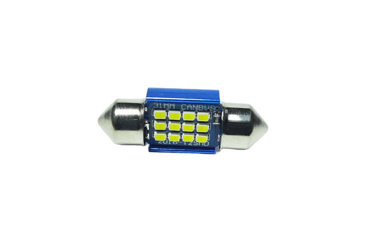 Светодиодная лампа StarLight T11 12 SMD Canbus Festoon SV8.5 (C5W/C10W) WHITE 31mm 12/24V Харьков - изображение 1