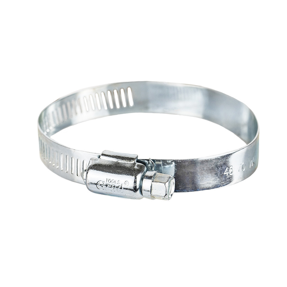 Хомут черв'ячний оцинкований 12.7 мм D46-70мм 10шт GRAD (2511455) Київ - фото 2