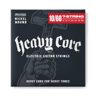 Струни для гітари Jim Dunlop Heavy Core Electric Guitar Strings 10-60 | 7-String (DHCN1060-7) Вінниця - фото 1