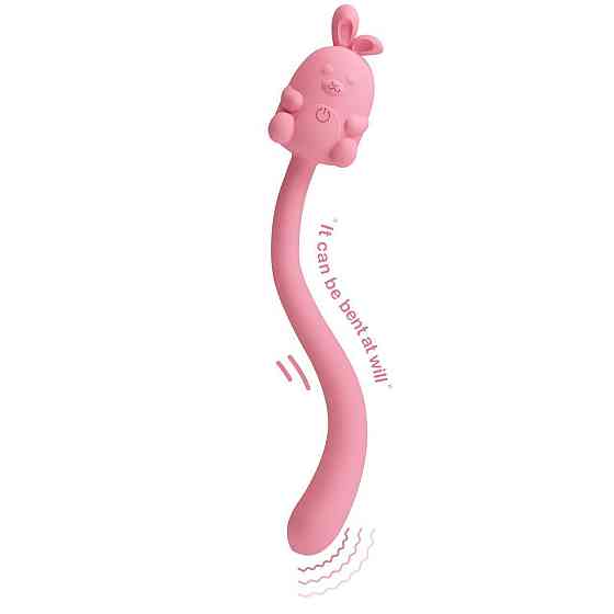 Вібратор CUTE BUNNY, Flirting Stick, 7 vibration functions, Magnetic USB charging Sex Aura Київ