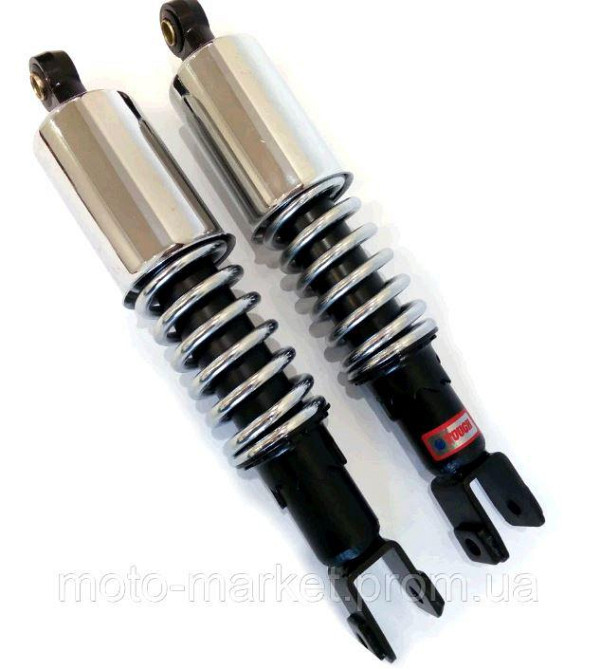 Амортизатори (пара) МТ, ДНІПРО 360mm, регульовані (хром) EVO-2 Киев - изображение 1