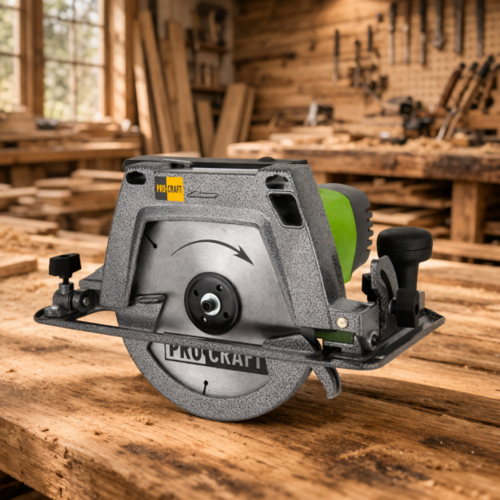 Потужна циркулярна пила з кріпленням до столу Procraft KR2500 ,Дискова пила циркулярна 2500 Вт,Ручні дискові пили 200 мм Львів