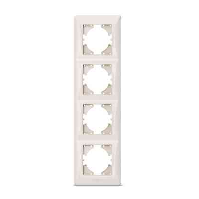 Рамка Videx BINERA кремовая 4 поста (VF-BNFR4V-CR) Винница