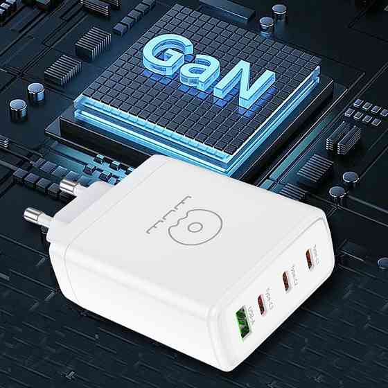 Мережевий зарядний пристрій WUW-C158 1USB 3Type-C PD100W white WUW-C158 Одеса
