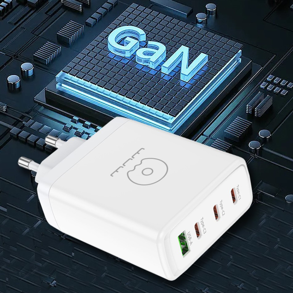 Мережевий зарядний пристрій WUW-C158 1USB 3Type-C PD100W white WUW-C158 Одеса - фото 3
