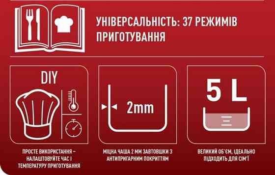 Мультиварка Tefal Essential Cook RK321A34 мультиварка Харків