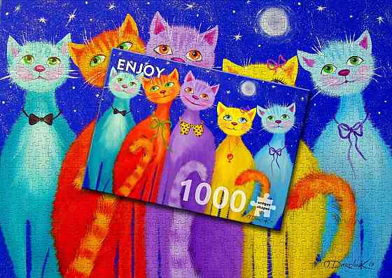 Пазл Усміхнені коти - Smiling Cats (Enjoy-1738) Киев