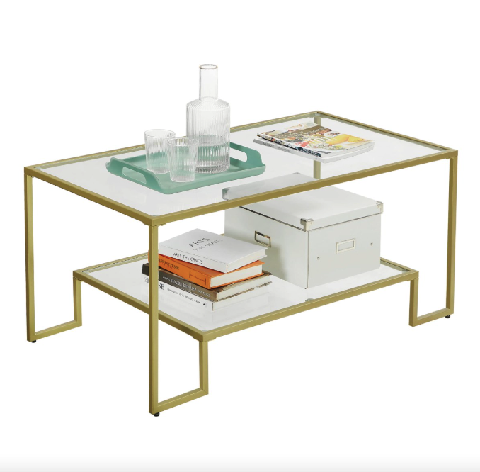 Журнальний столик Leobert Madison в стилі Loft золотистий Київ - фото 3