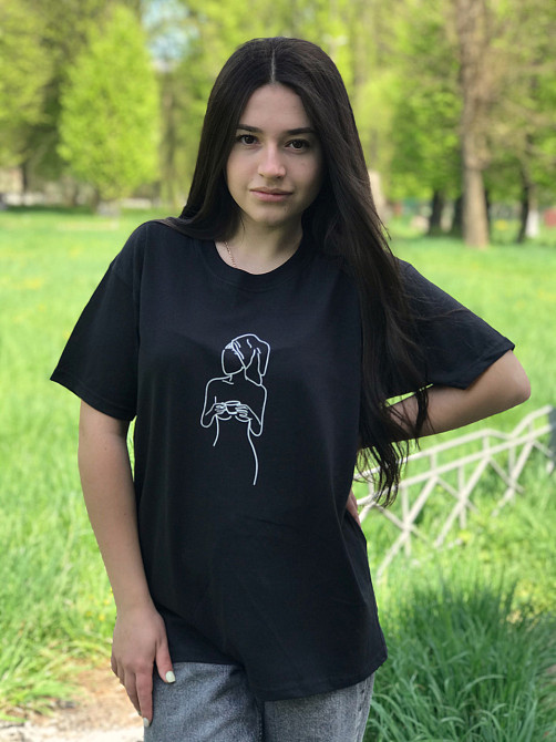 Женская футболка  unisex с Арт рисунком. Черновцы - изображение 2