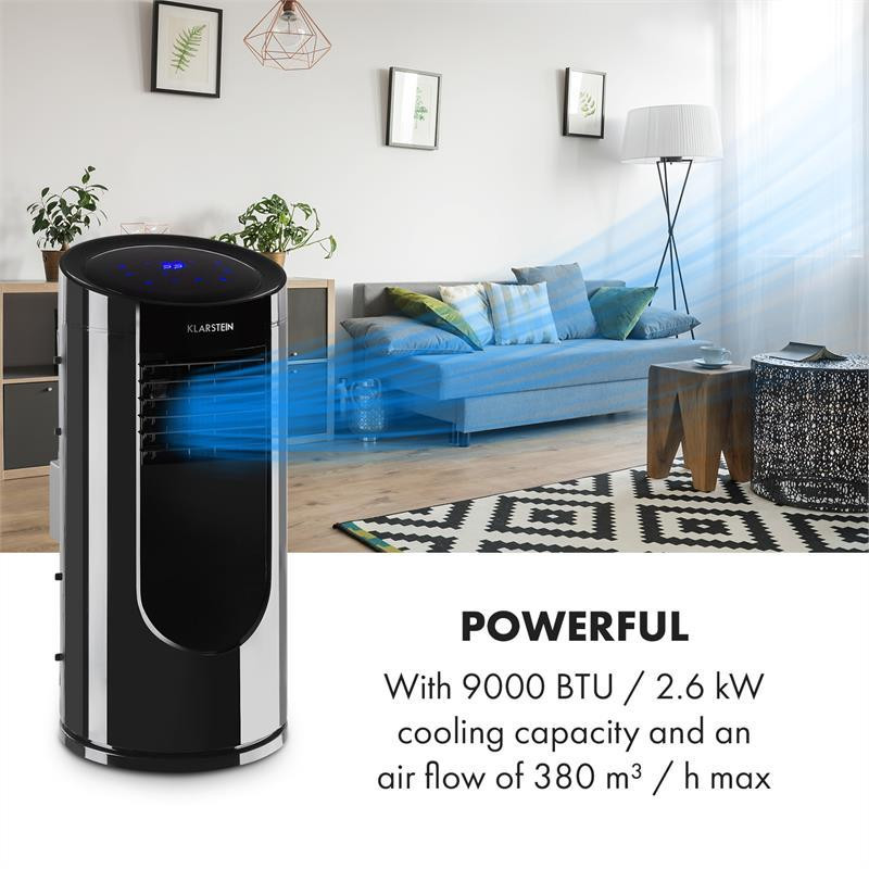 Мобильный кондиционер Metrobreeze Miami 9000BTU/2,6 кВт 950 Вт Черный Черный (Германия, читать описание) Ровно - изображение 3