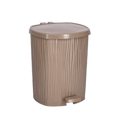 Відро для сміття 11л пластик лате Хвиля Wavy ELIF Житомир - фото 1